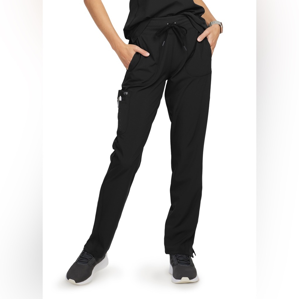 Barco one medical scrub Aero 5 Pocket Knit Waist w/ Drawstring Slim Leg Pant